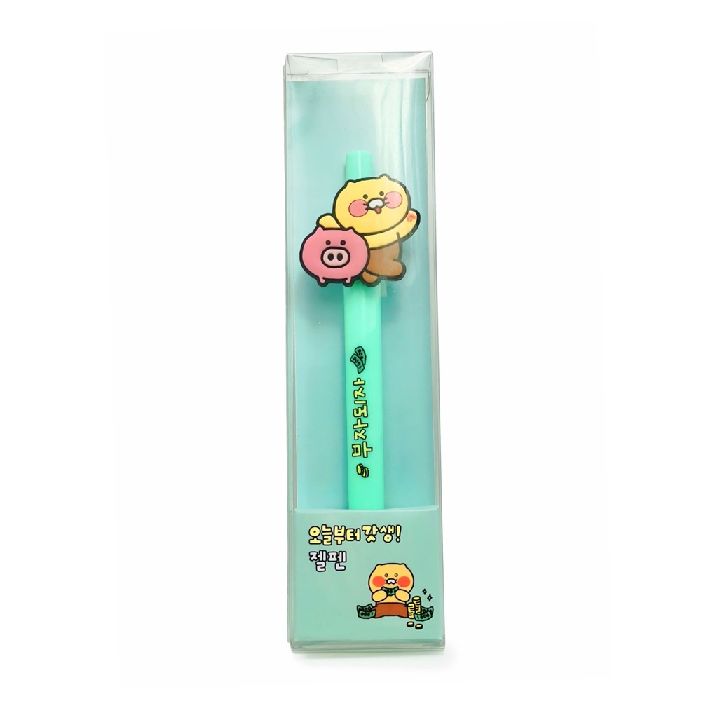 KAKAO FRIENDS Choonsik “Get Rich” Godsaeng Gel Pen Black Ink NIB
